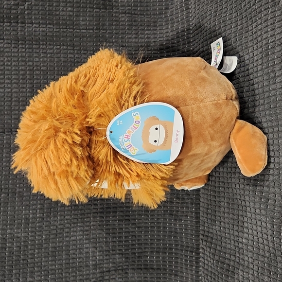 NWT Squishmallows 8" "Benny" Brown Bigfoot Plush - Picture 2 of 4
